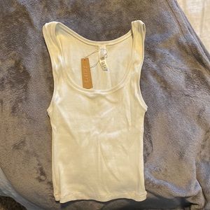New with tags SKIMS cotton rubbed tank